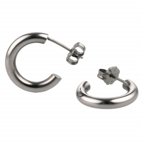 Small hoop studs
