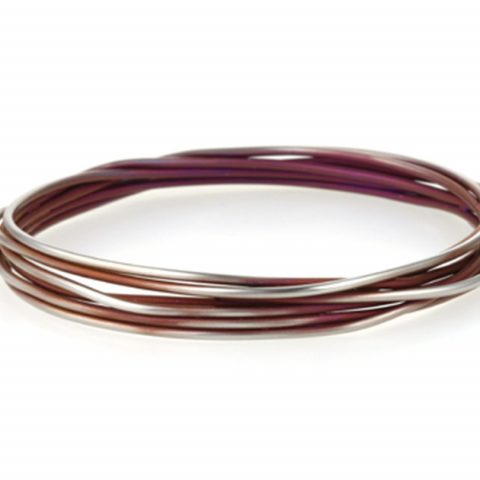 Twisted vine bangle