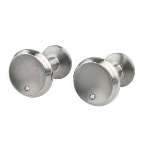 Circular dome cufflinks