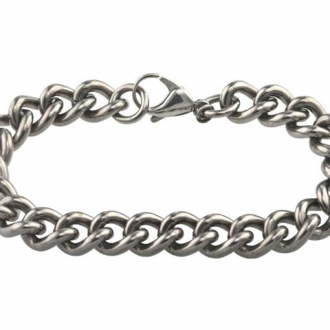Strong titanium chain bracelet