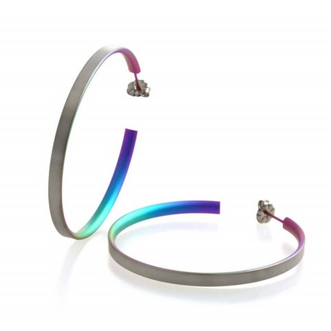 Large hoop earring