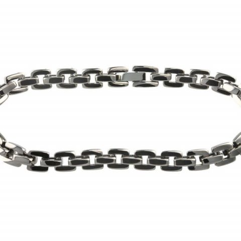 Titanium executive chain bracelet