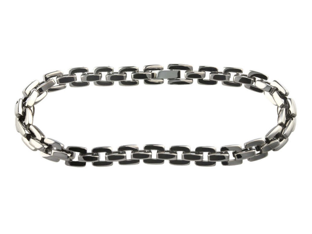 Titanium executive chain bracelet