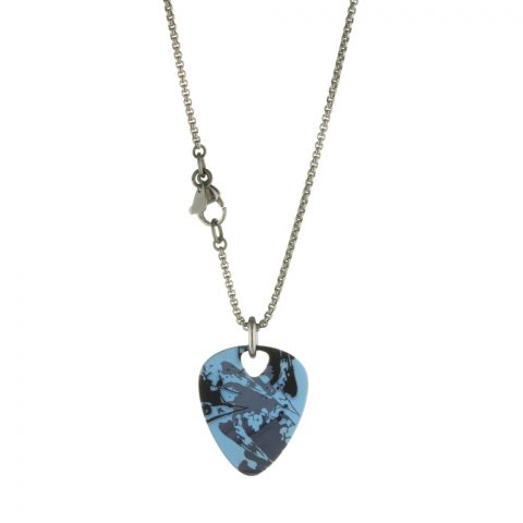 Titanium plectrum necklace