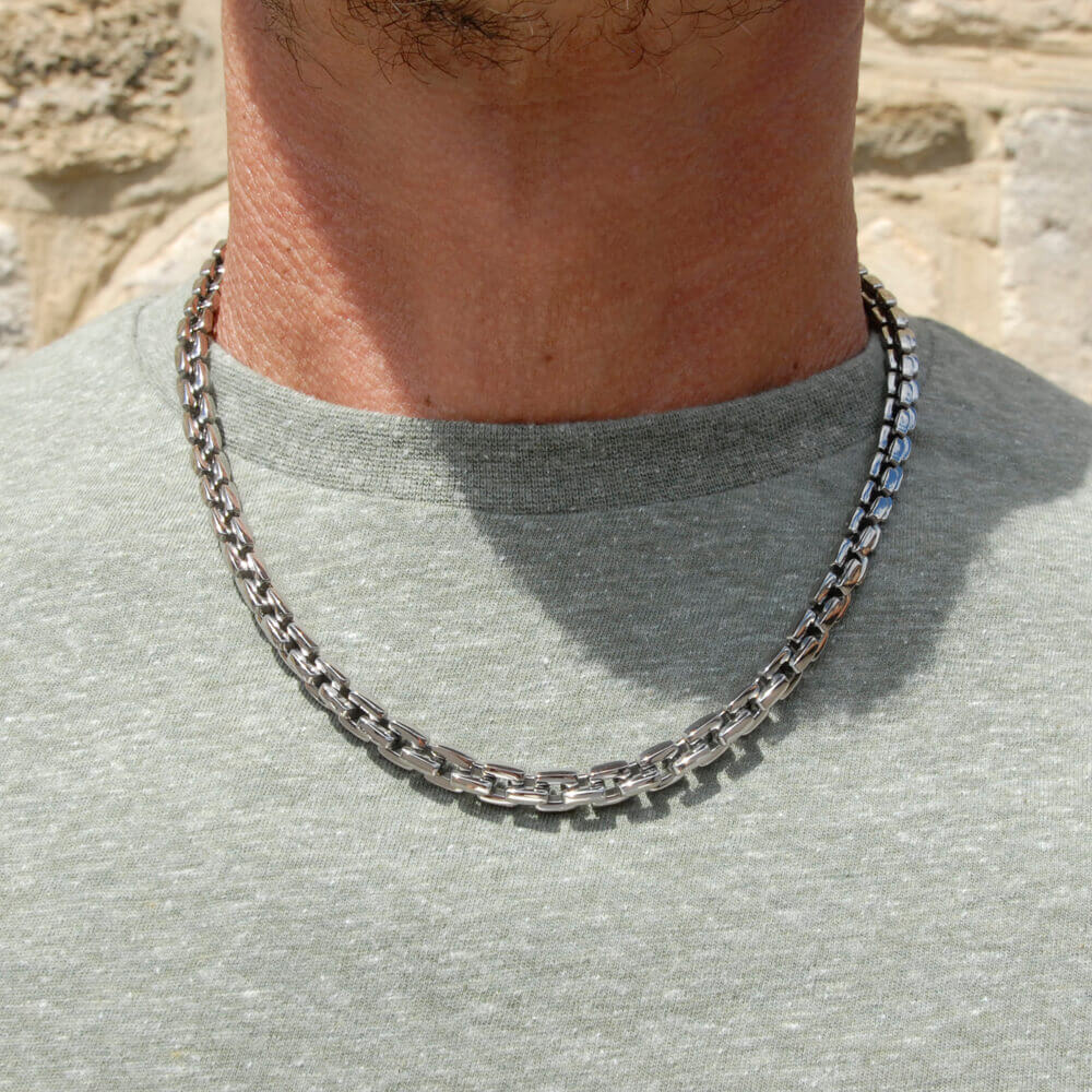 Titanium executive chain necklace - Image 2