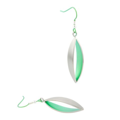 Leaf drop earrings