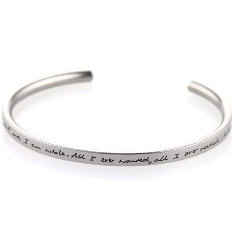 Titanium bangle (Personalised)