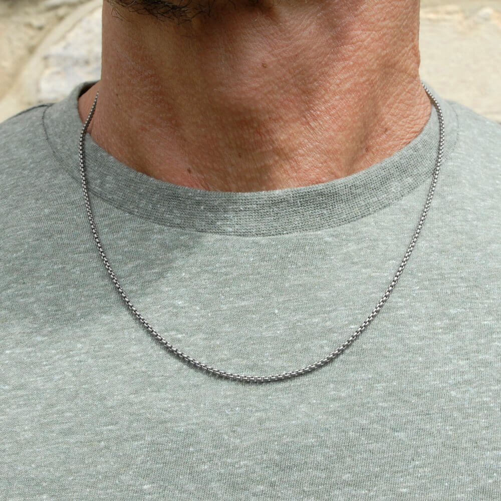 Fine Venetian Inka Titanium Chain