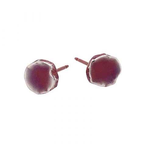Rust Titanium studs. Hypoallergenic jewellery from TouchTitanium.com