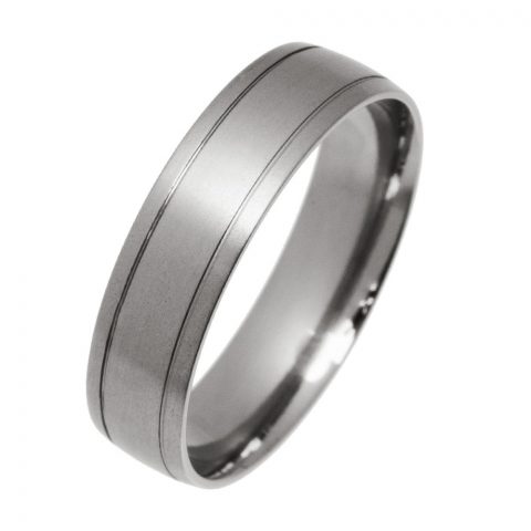 Titanium wedding ring. Hypoallergenic jewellery from TouchTitanium.com