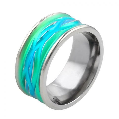 Chunky hypoallergenic titanium wedding ring