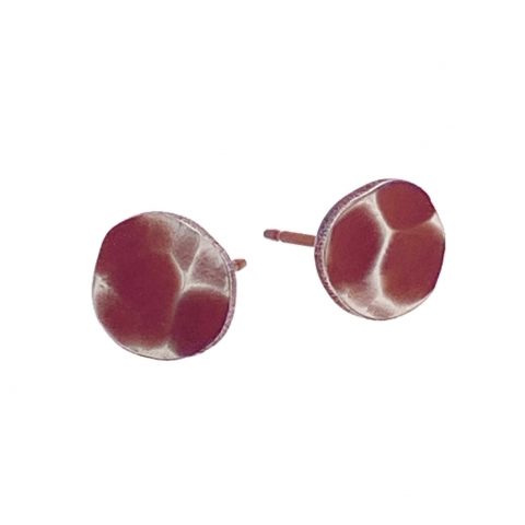 Rust Titanium studs. Hypoallergenic jewellery from TouchTitanium.com