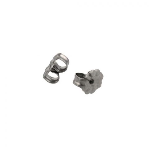Hypoallergenic titanium butterfly clasps sold as pairs