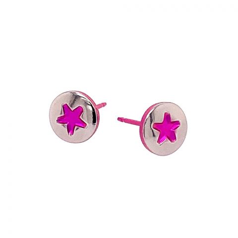 Star stud hypoallergenic titanium stud earrings.