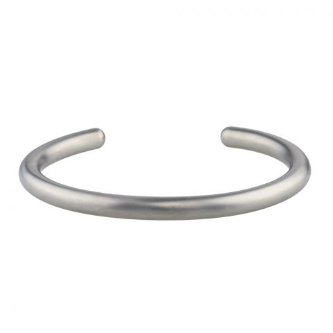 Beautiful titanium bangle in natural colour