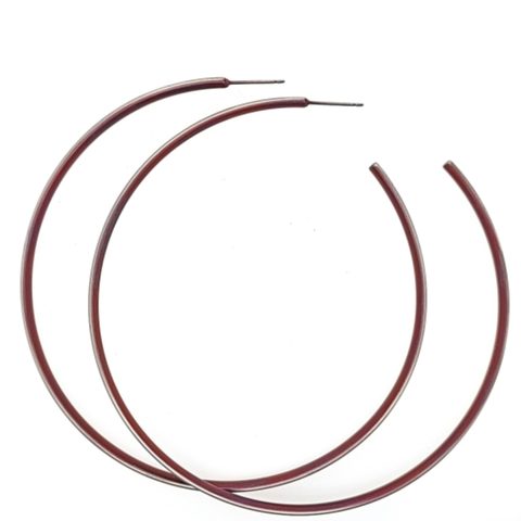 Cosmic titanium hoop earrings - XL