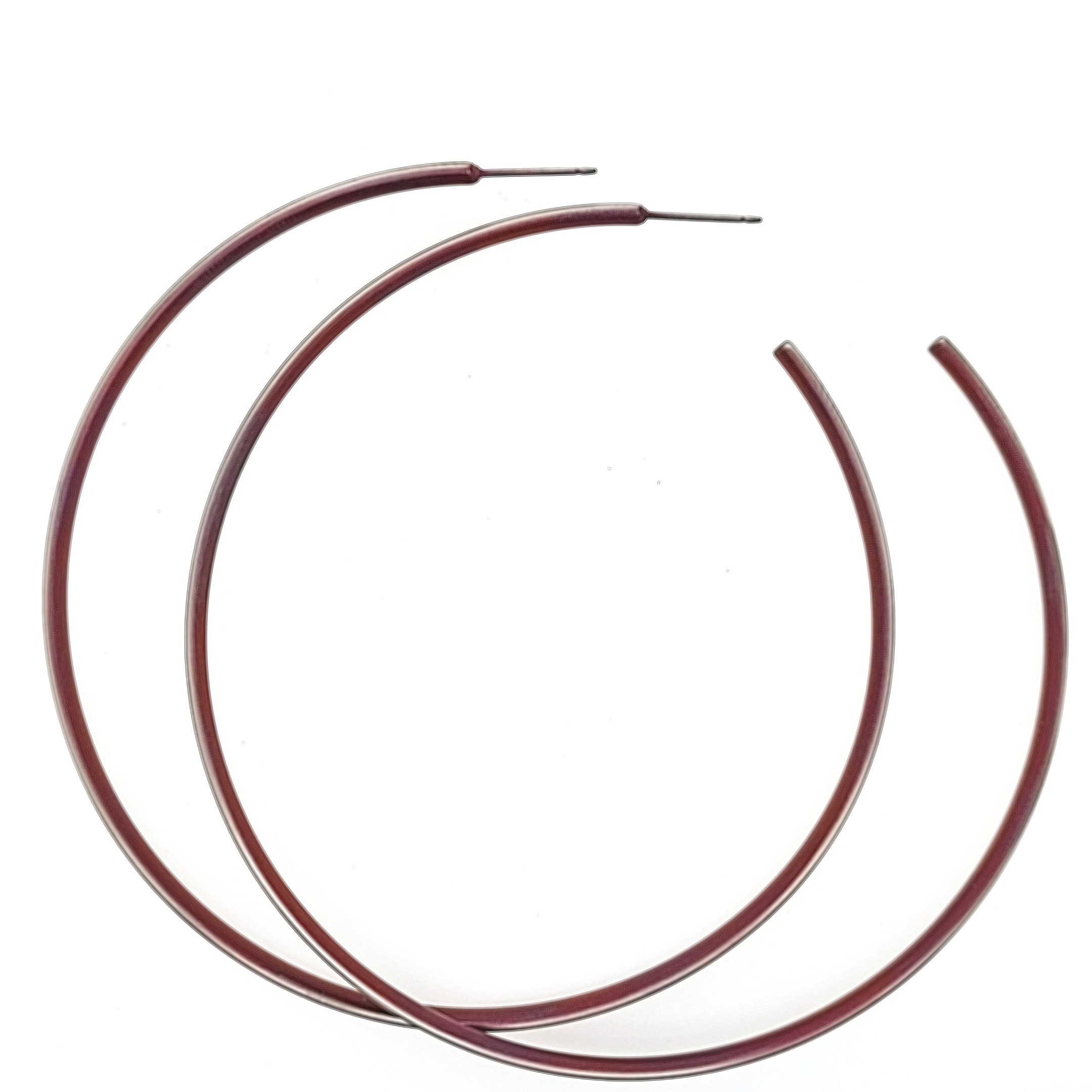 Cosmic titanium hoop earrings - XL